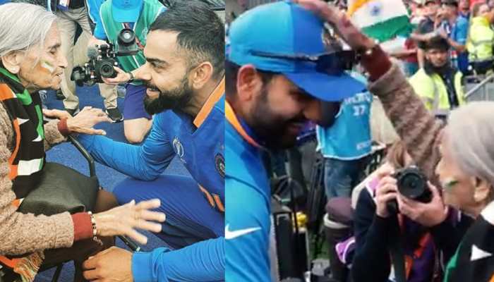 Virat Kohli, Rohit Sharma meet 87-year-old Charu Lata Patel, the lady whose cheers for Team India were the loudest