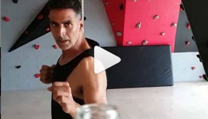 Akshay Kumar inspired by 'action idol' Jason Statham, takes up Bottle Cap Challenge like a pro—Watch