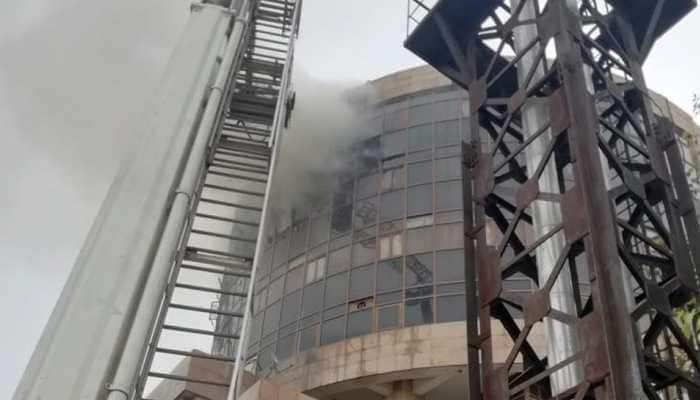 Fire breaks out at Directorate General of Health Services Office in Delhi&#039;s Karkardooma