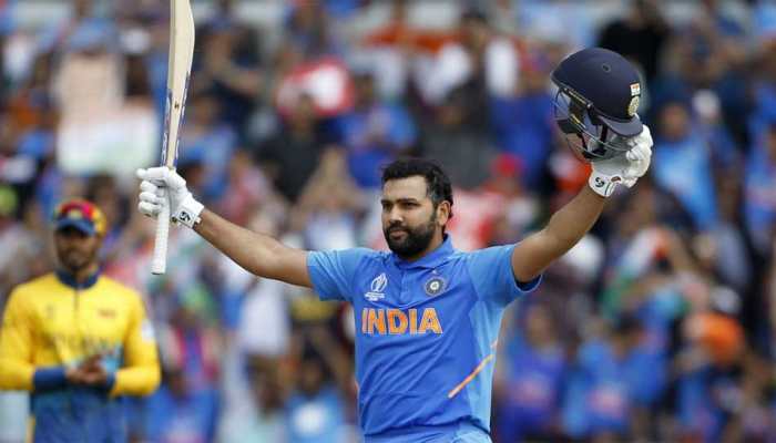 &#039;Hit-man&#039; Rohit Sharma smashes fifth ton, scripts World Cup record