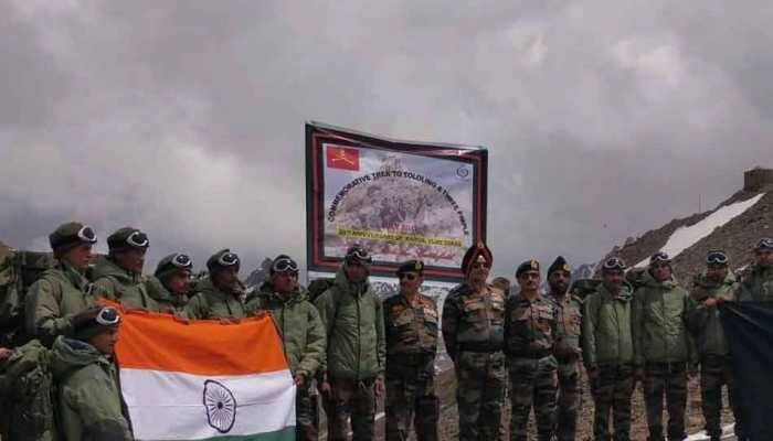 Army soldiers undertake trekking expedition to commemorate victory in Battle of Tololing