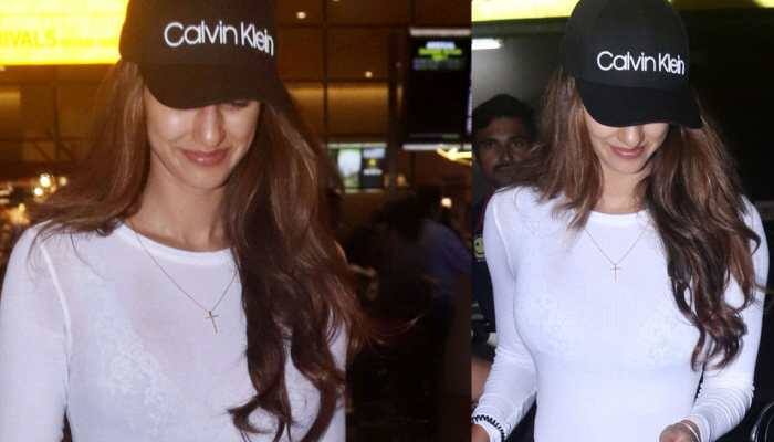 Disha Patani turns heads at the airport in black and white—Pics