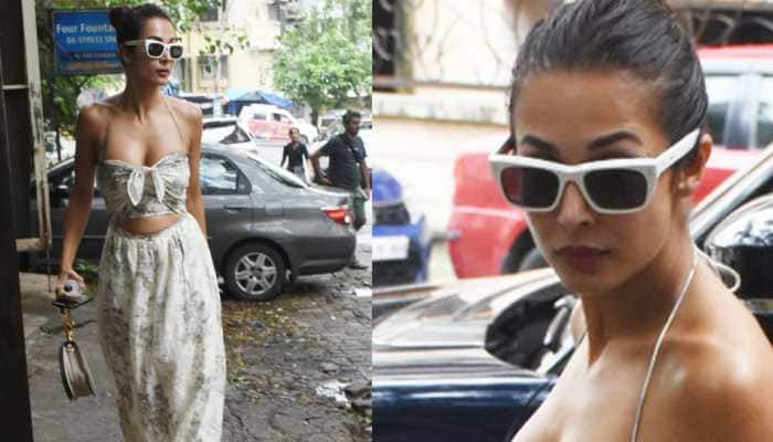 Malaika Arora gives trendy vibes on a Sunday brunch—Pics