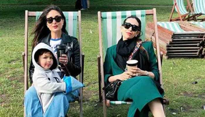 Kareena Kapoor poses with young fans in London, Taimur runs into dad Saif Ali Khan's arms