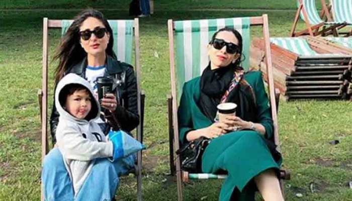 Kareena Kapoor poses with young fans in London, Taimur runs into dad Saif Ali Khan's arms