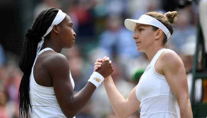 Cori &#039;Coco&#039; Gauff,15, loses against Halep to crash out of Wimbledon