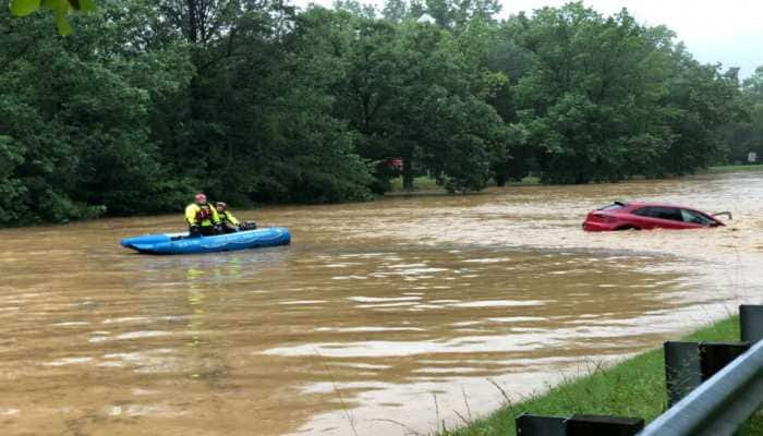 Flash floods hit Washington, water gushes into White House basement