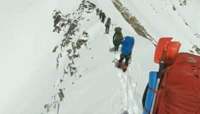 Watch: Last few moments of 8 climbers on Nanda Devi peak recorded on memory video device