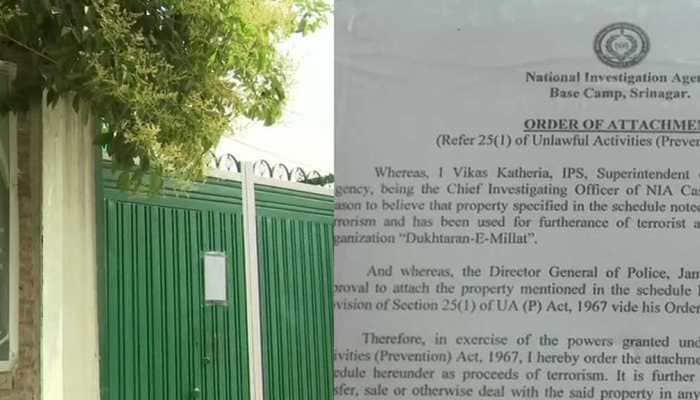 NIA attaches residence of Kashmiri separatist leader Asiya Andrabi over alleged terror links