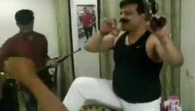 Uttarakhand BJP MLA caught on camera dancing to Hindi songs with guns in hands