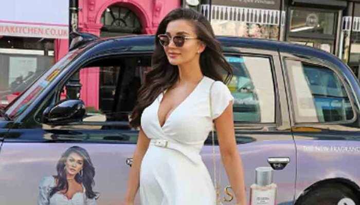 Amy Jackson takes a boat ride flaunting her baby bump — Picture inside