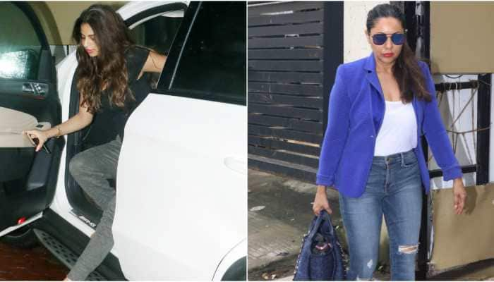 In and about Mumbai city with Suhana and Gauri Khan - Pics