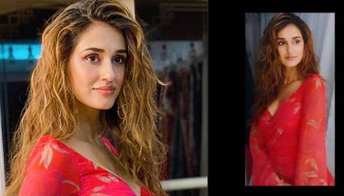 Disha Patani looks uber chic in an outfit with a plunging neckline—Pics