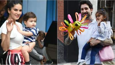 In pics: Sunny Leone and Daniel Weber's day out with kids