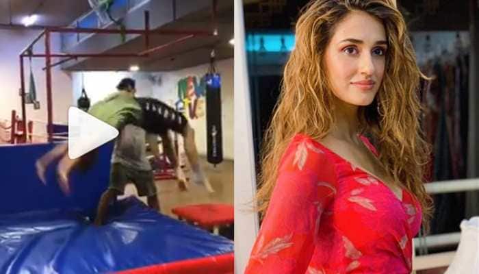 This video of Disha Patani performing a backflip is pure fitness goals—Watch
