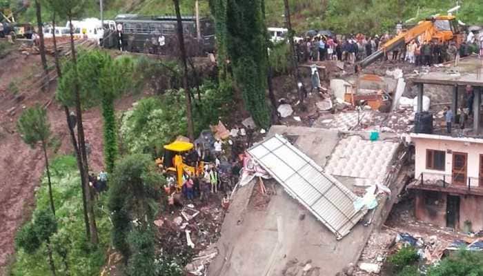 Multi-storey building collapses in Himachal&#039;s Solan; 2 dead, several feared trapped