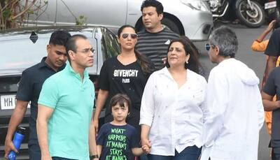 Gauri Khan and AbRam Khan visit Mount Mary Church, get clicked—Photos