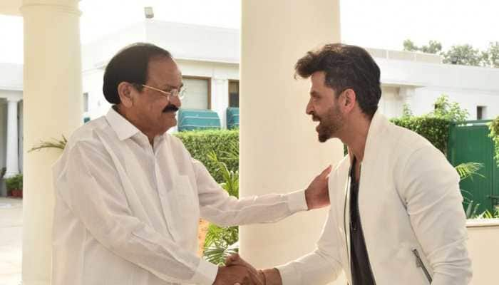 Vice President Venkaiah Naidu watches &#039;Super 30&#039;, meets Hrithik Roshan and mathematician Anand Kumar—Photos