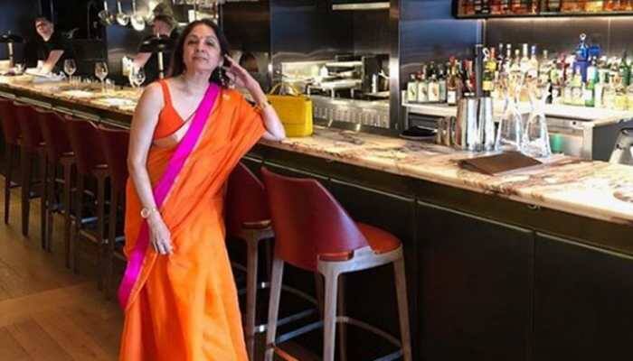 Ayushmann Khurrana's on-screen mom Neena Gupta stuns in a saree