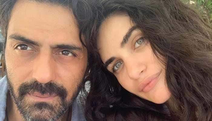 Gabriella Demetriades shares first pic of Arjun Rampal with their baby—See inside