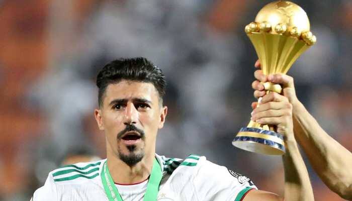 Algeria forward Baghdad Bounedjah's tears turn from despair to joy
