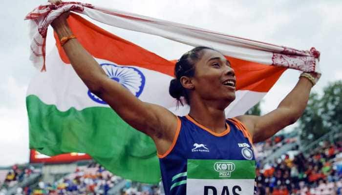 Hima Das clocks season-best of 52.09 seconds, clinches fifth gold medal of month
