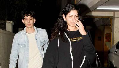 Khushi Kapoor papped outside brother Arjun Kapoor's house with a friend - Photos