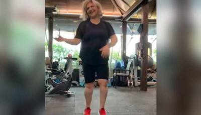 Hrithik Roshan's mom Pinky dances to 'Super 30' song 'Jugraafiya' at gym - Watch