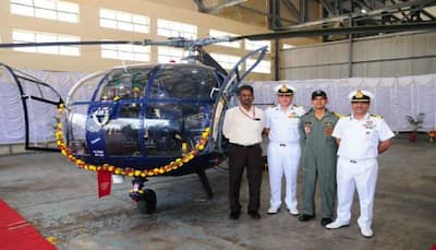 HAL delivers Chetak helicopter to Indian Navy ahead of schedule