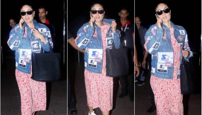 After &#039;Dance India Dance&#039; shoot, Kareena Kapoor happily leaves for London to join Saif Ali Khan and Taimur