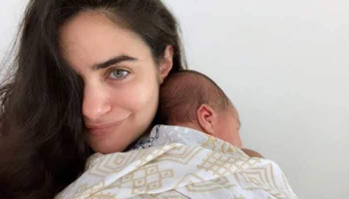 &#039;Tired but in love&#039;: Arjun Rampal&#039;s girlfriend Gabriella Demetriades shares pic with their newborn son