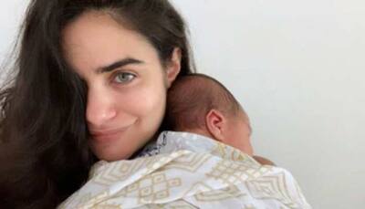 'Tired but in love': Arjun Rampal's girlfriend Gabriella Demetriades shares pic with their newborn son