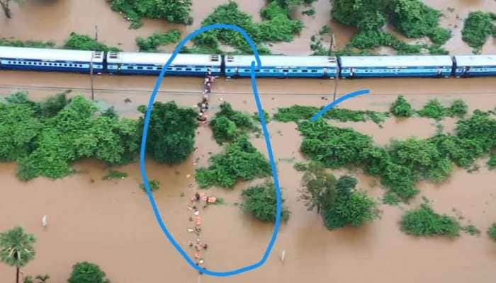 Watch: Incredible footage shows NDRF, Indian Navy rescuing stranded passengers from Mahalaxmi Express