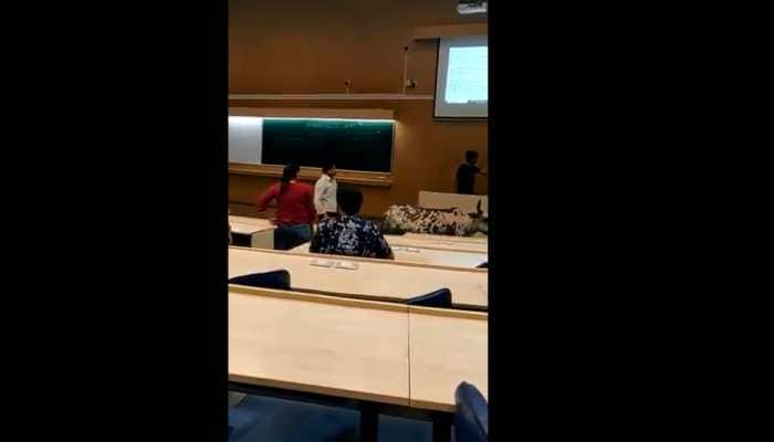 Watch: Cow &#039;attends&#039; engineering class at IIT Bombay, video goes viral