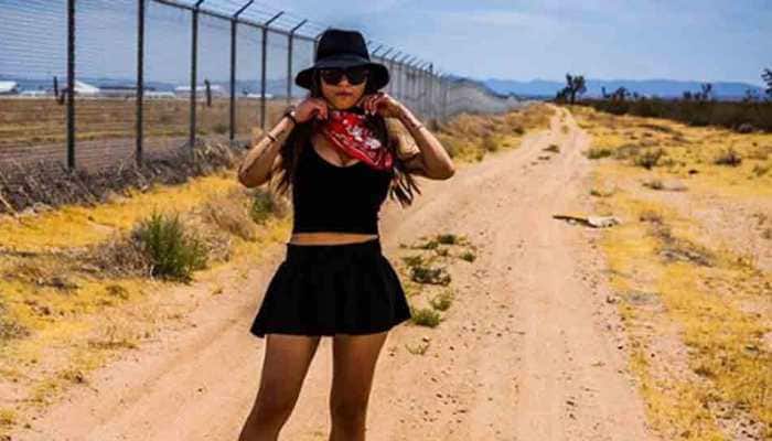 Mia Khalifa claims to raid top-secret Nevada base Area 51, shares pic