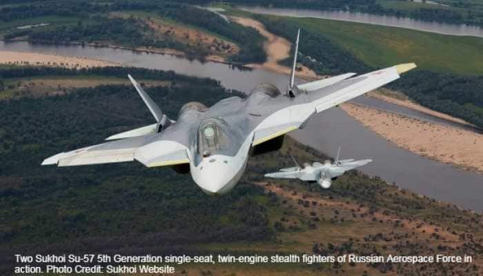 Sukhoi Su 57 Enters Mass Productions Gives Russia A Fighter To Take On Us F 22 Raptor F 35 Lightning Ii World News Zee News