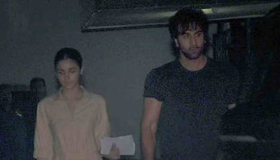 Alia Bhatt, Ranbir Kapoor opt for casuals as they step out for meeting at Karan Johar's Dharma office — Pics