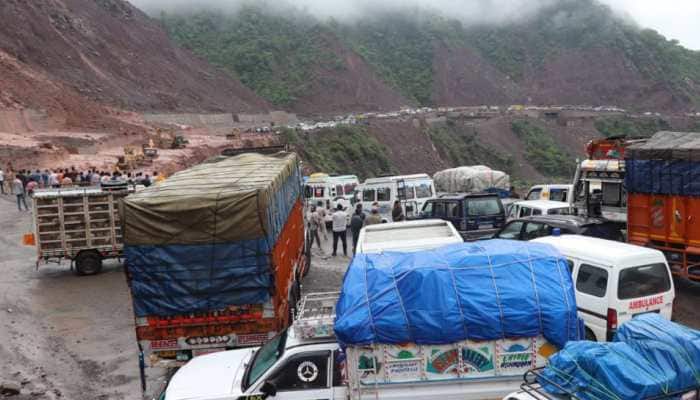 Jammu-Srinagar national highway closed due to landslide; one route for Vaishno Devi closed