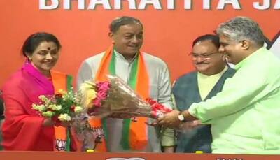 Former Rajya Sabha MP Sanjay Sinh joins BJP a day after quitting Congress