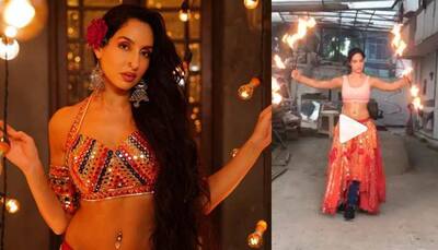 Nora Fatehi shares BTS video from 'O Saki Saki', reveals how she learned fire dancing—Watch