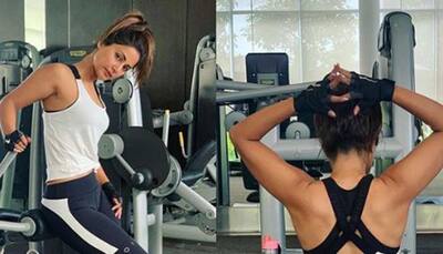 Hina Khan's work out pictures will give you major gym goals—Photos