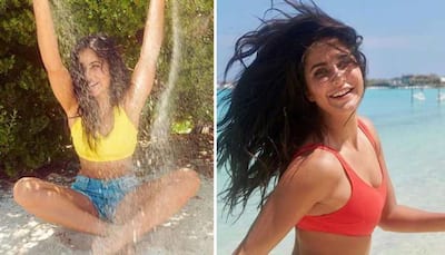 Katrina Kaif stuns in a blue swimwear, proves she's a beach babe—See pics