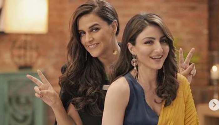 Neha Dhupia, Soha Ali Khan put fallout rumours to rest, share videos-Watch