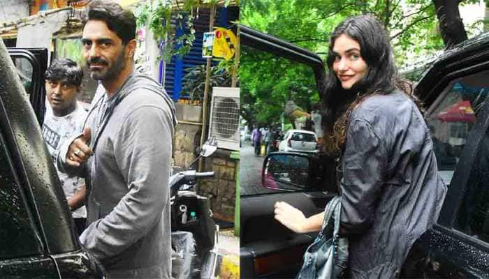 Arjun Rampal, Gabriella Demetriades step out for lunch date 