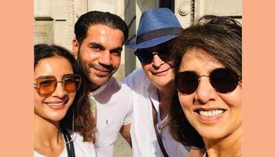 Rishi Kapoor, Neetu bump into Rajkummar Rao, Patralekha in New York — Here's what happened next