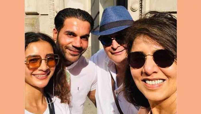 Rishi Kapoor, Neetu bump into Rajkummar Rao, Patralekha in New York — Here's what happened next