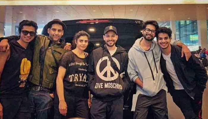It&#039;s all &#039;happy vibes&#039; for Shahid Kapoor and squad on European holiday