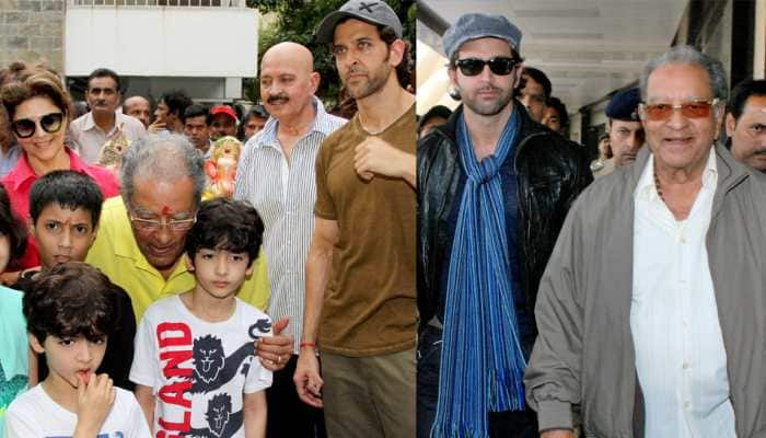 Late legendary filmmaker J Om Prakash&#039;s unseen photos with Hrithik and family!