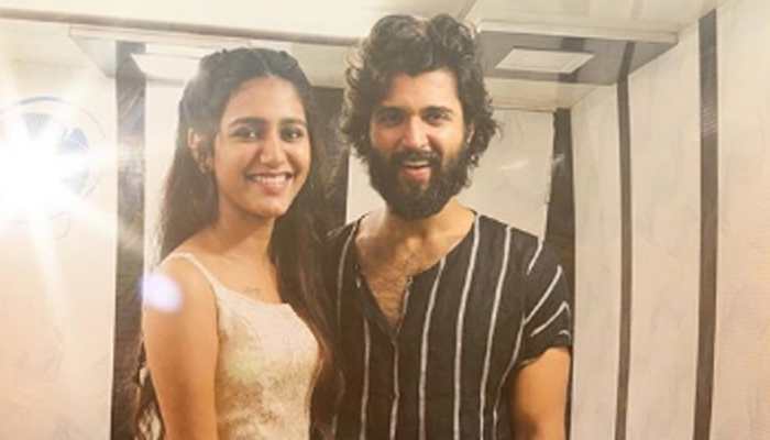 Priya Prakash Varrier meets &#039;Arjun Reddy&#039; Vijay Deverakonda and the picture says it all!