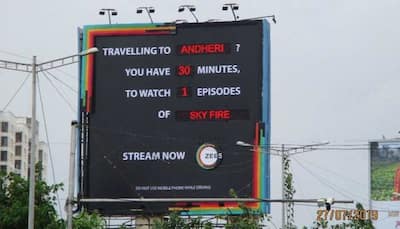 ZEE5 re-imagines OOH; installs real-time billboards for travelers